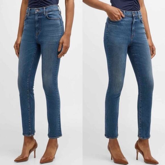 Veronica Beard Ryleigh Ankle High Rise Slim Jeans Vintage Rain Size 29 - Picture 8 of 12